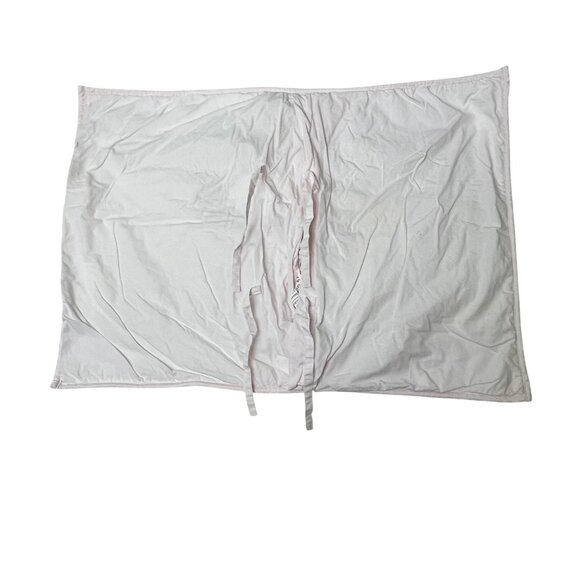 Pottery Barn Kids Pink Quilted Sham Pillowcase With Floral Embroidery - Picture 5 of 7